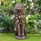 Glitzhome® 36.25" Oversized MGO Guardian Sitting Lion Garden Statue